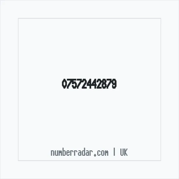 Reverse number check for +44 7572 442879 — who called me?