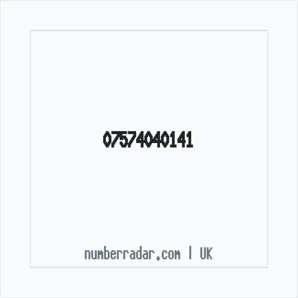 Reverse number check for +44 7574 040141 — who called me?