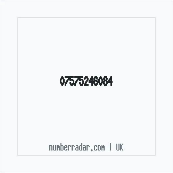 Reverse number check for +44 7575 246084 — who called me?