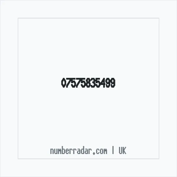 Reverse number check for +44 7575 835499 — who called me?