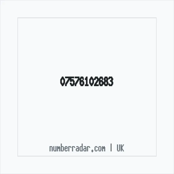 Reverse number check for +44 7576 102683 — who called me?