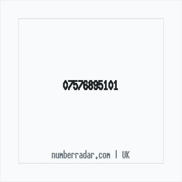 Reverse number check for +44 7576 895101 — who called me?