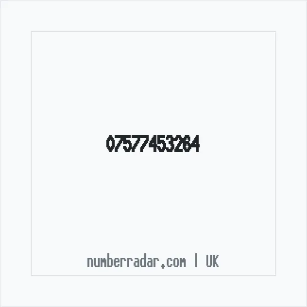 Reverse number check for +44 7577 453264 — who called me?