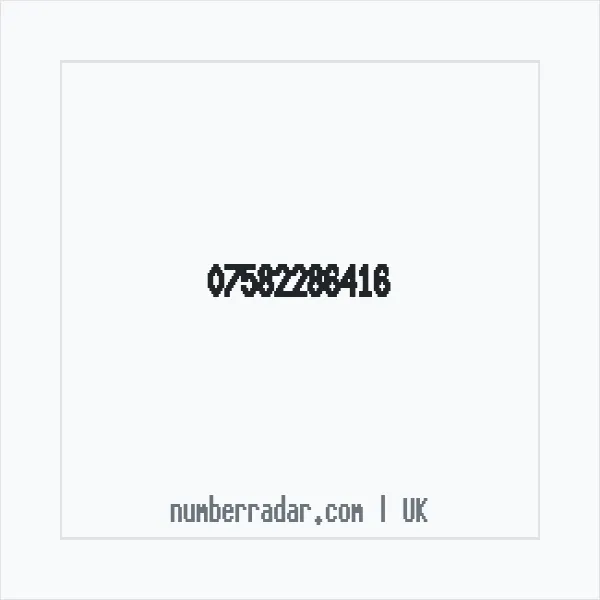 Reverse number check for +44 7582 286416 — who called me?