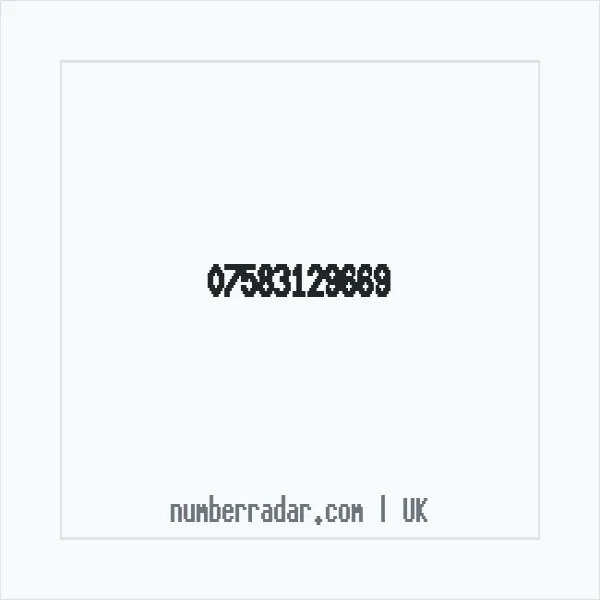 Reverse number check for +44 7583 129669 — who called me?