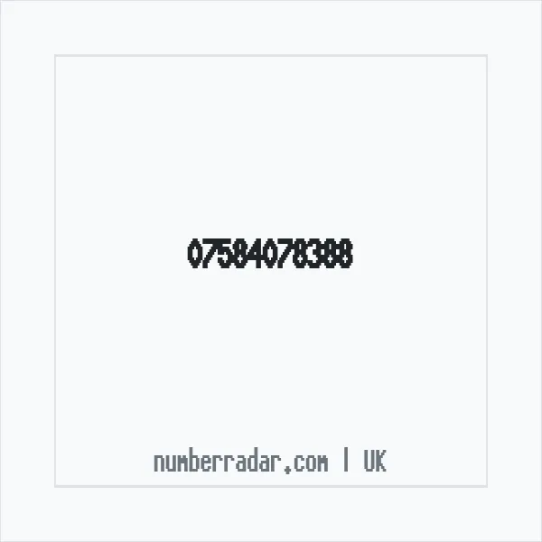 Reverse number check for +44 7584 078388 — who called me?