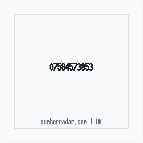 Reverse number check for +44 7584 573853 — who called me?