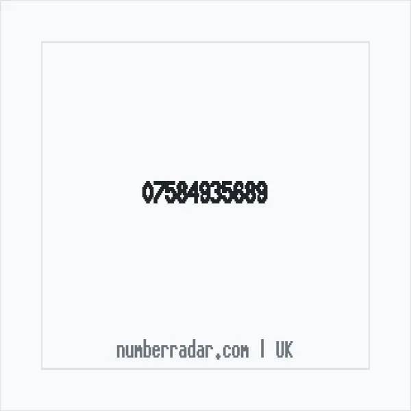Reverse number check for +44 7584 935689 — who called me?