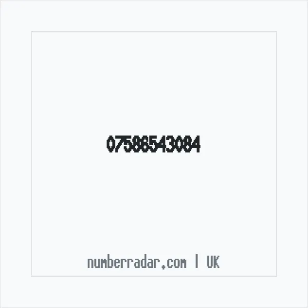Reverse number check for +44 7586 543084 — who called me?