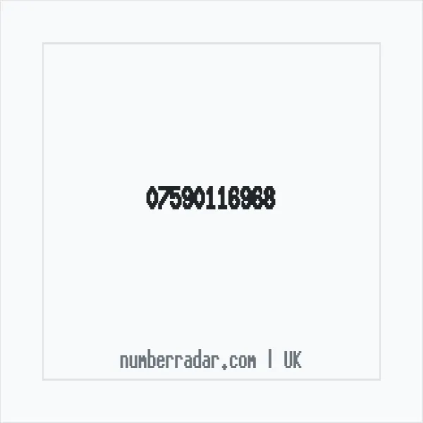 Reverse number check for +44 7590 116968 — who called me?