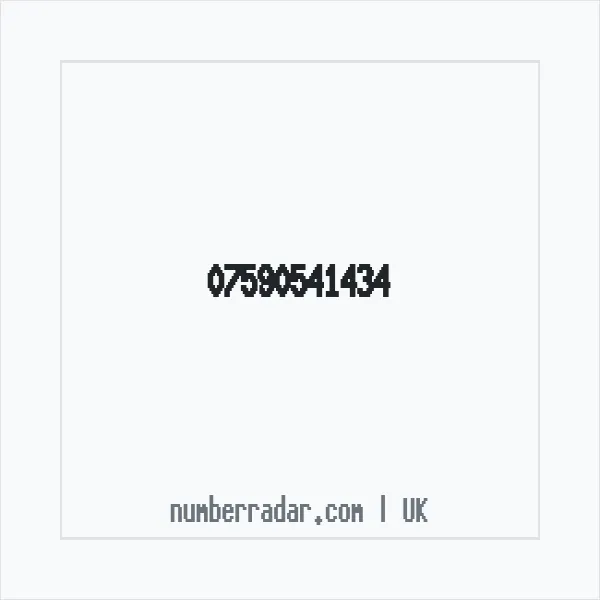 Reverse number check for +44 7590 541434 — who called me?