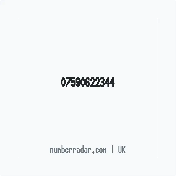 Reverse number check for +44 7590 622344 — who called me?