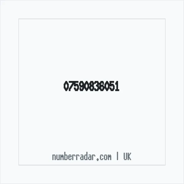 Reverse number check for +44 7590 836051 — who called me?