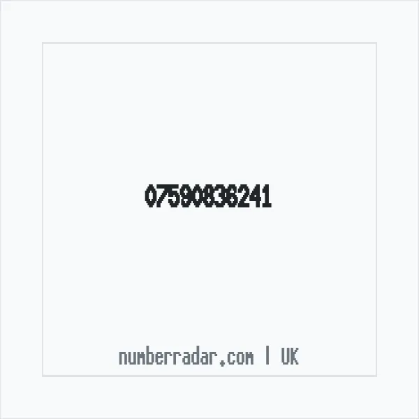 Reverse number check for +44 7590 836241 — who called me?