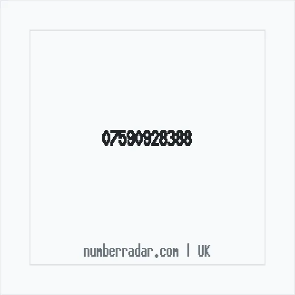 Reverse number check for +44 7590 928388 — who called me?