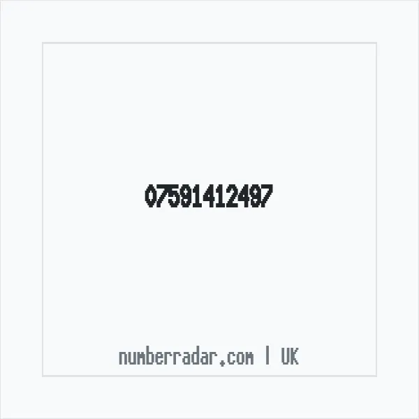 Reverse number check for +44 7591 412497 — who called me?