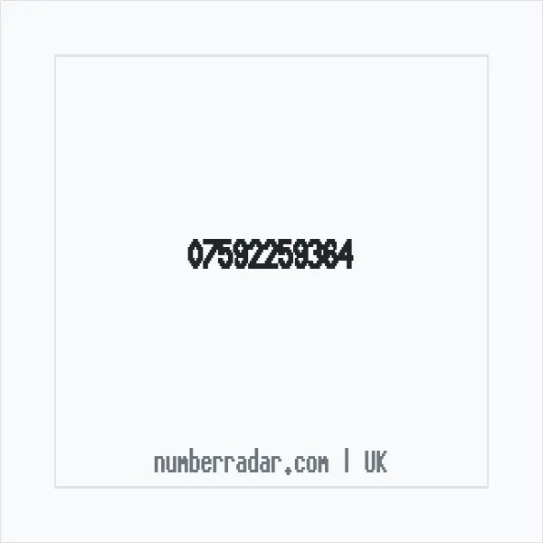 Reverse number check for +44 7592 259364 — who called me?