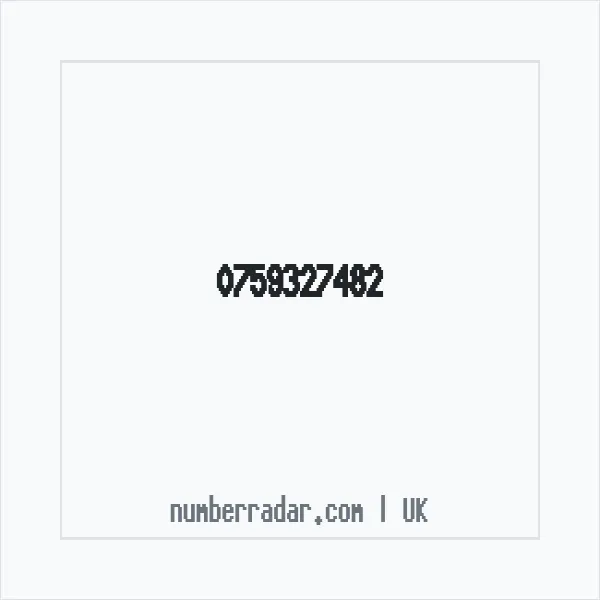 Reverse number check for +44 759327482 — who called me?