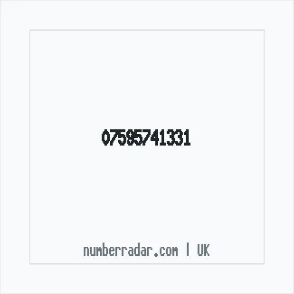 Reverse number check for +44 7595 741331 — who called me?