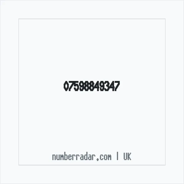Reverse number check for +44 7598 849347 — who called me?
