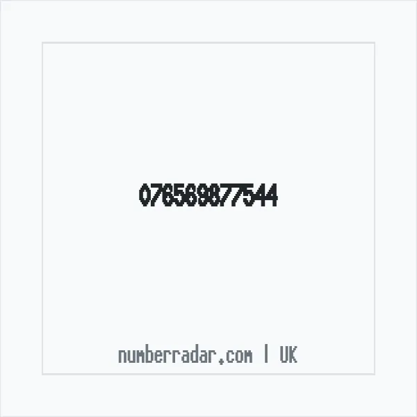 Reverse number check for +44 (7656) 987-754 — who called me?