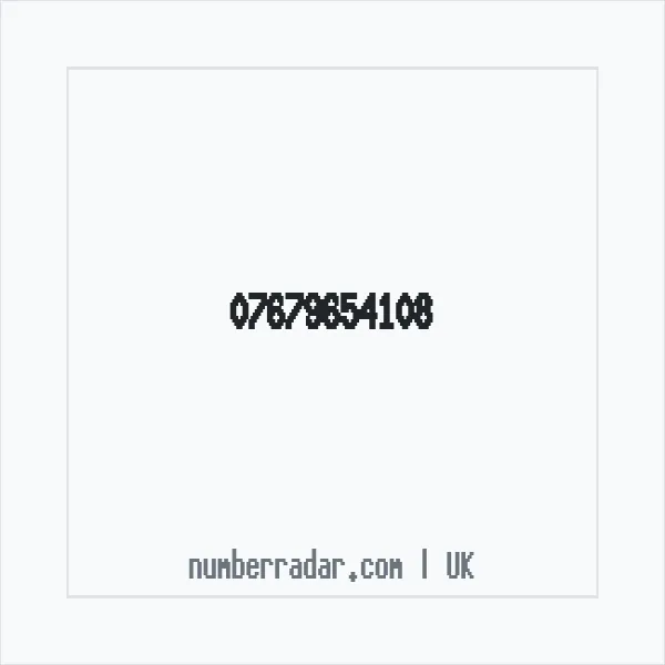 Reverse number check for +44 7679 654108 — who called me?