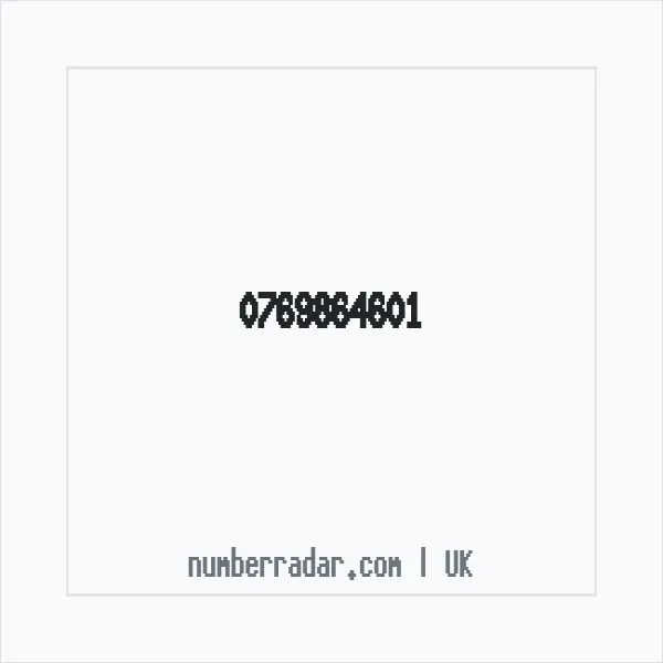 Reverse number check for +44 769864601 — who called me?