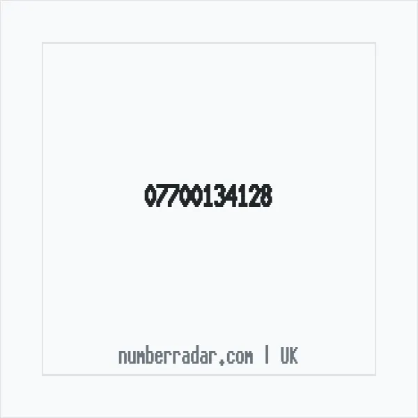 Reverse number check for +44 7700 134128 — who called me?