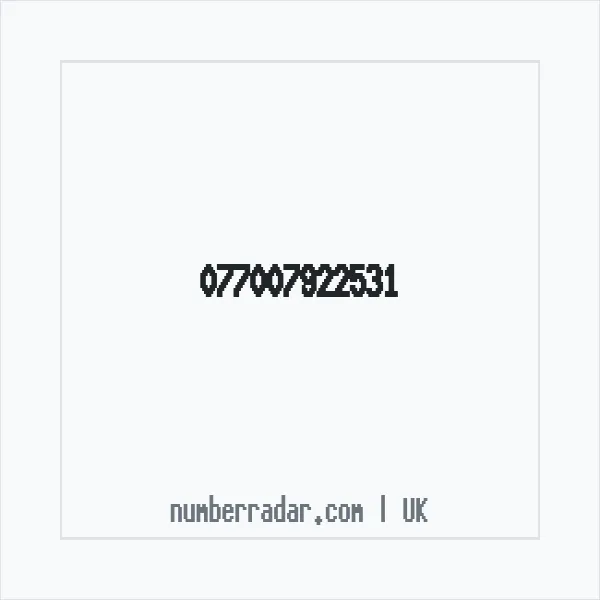 Reverse number check for +44 (7700) 792-253 — who called me?