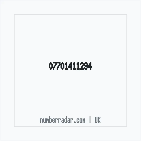 Reverse number check for +44 7701 411294 — who called me?