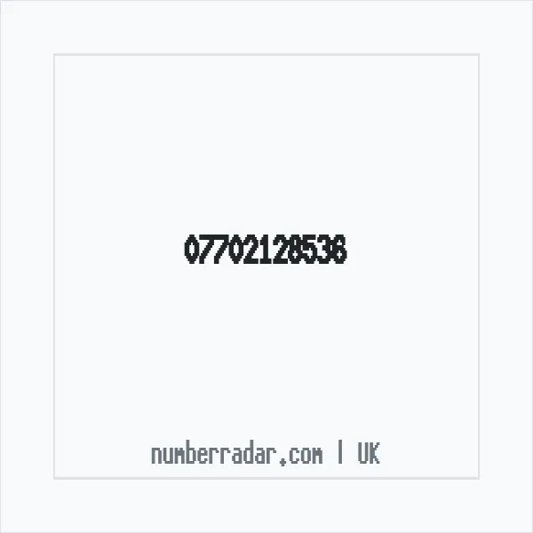 Reverse number check for +44 7702 128536 — who called me?