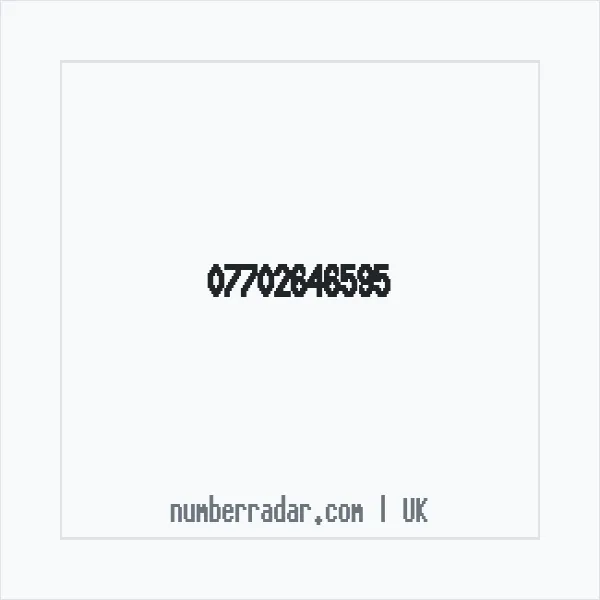 Reverse number check for +44 7702 646595 — who called me?