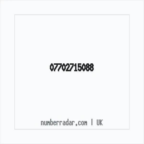 Reverse number check for +44 7702 715088 — who called me?