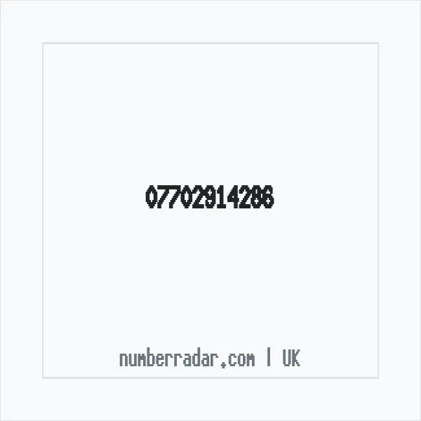 Reverse number check for +44 7702 914286 — who called me?