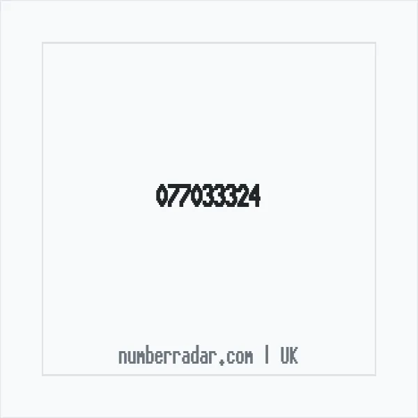 Reverse number check for +44 77033324 — who called me?
