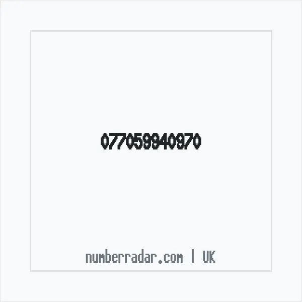 Reverse number check for +44 (7705) 994-097 — who called me?