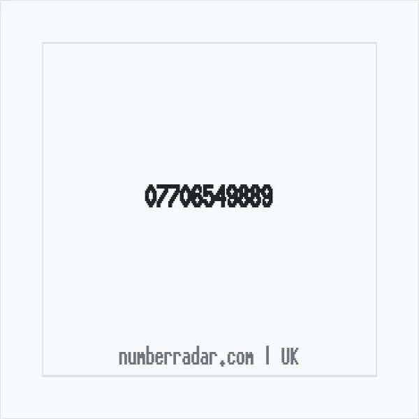 Reverse number check for +44 7706 549889 — who called me?