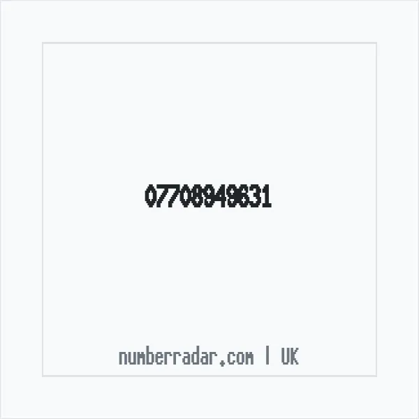 Reverse number check for +44 7708 949631 — who called me?