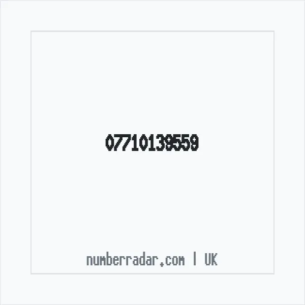 Reverse number check for +44 7710 139559 — who called me?
