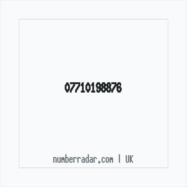 Reverse number check for +44 7710 198876 — who called me?