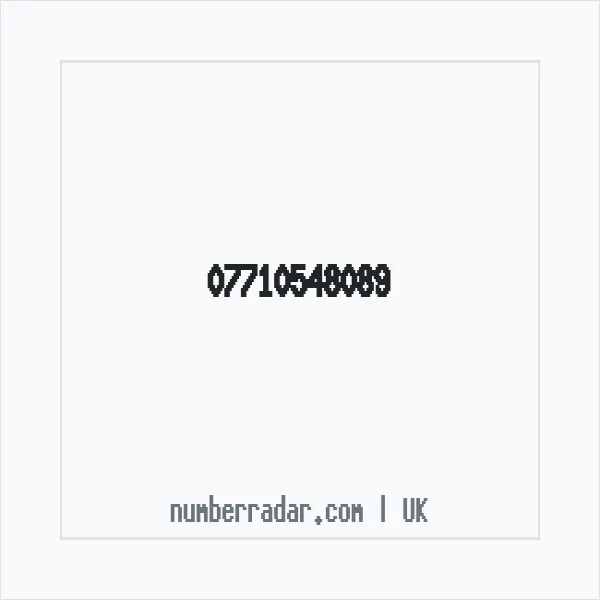 Reverse number check for +44 7710 548089 — who called me?
