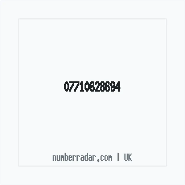 Reverse number check for +44 7710 628694 — who called me?
