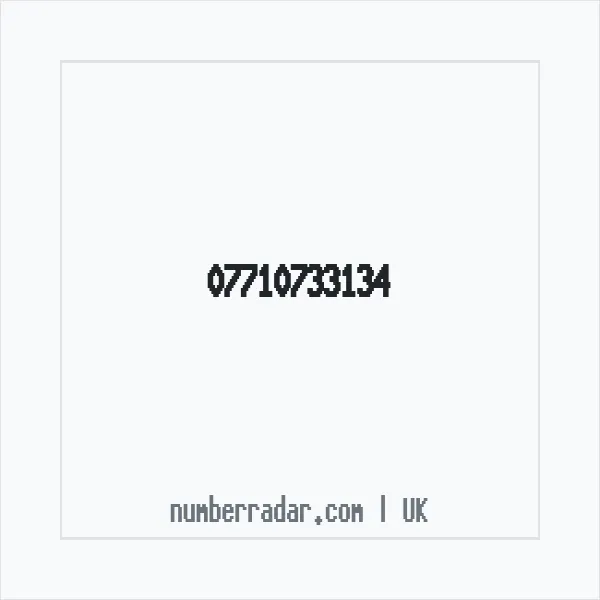 Reverse number check for +44 7710 733134 — who called me?