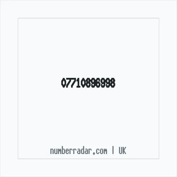 Reverse number check for +44 7710 896998 — who called me?