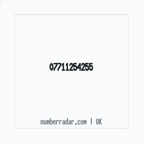 Reverse number check for +44 7711 254255 — who called me?