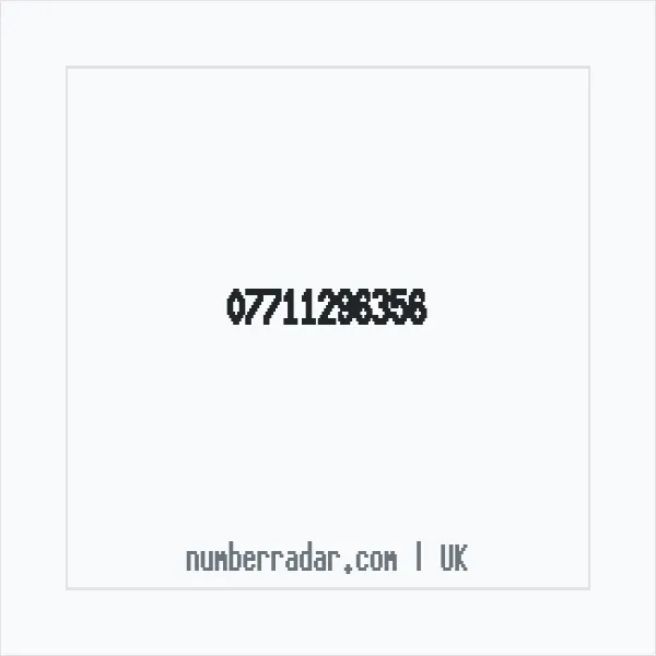 Reverse number check for +44 7711 296356 — who called me?