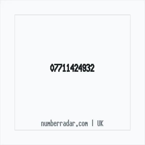 Reverse number check for +44 7711 424932 — who called me?
