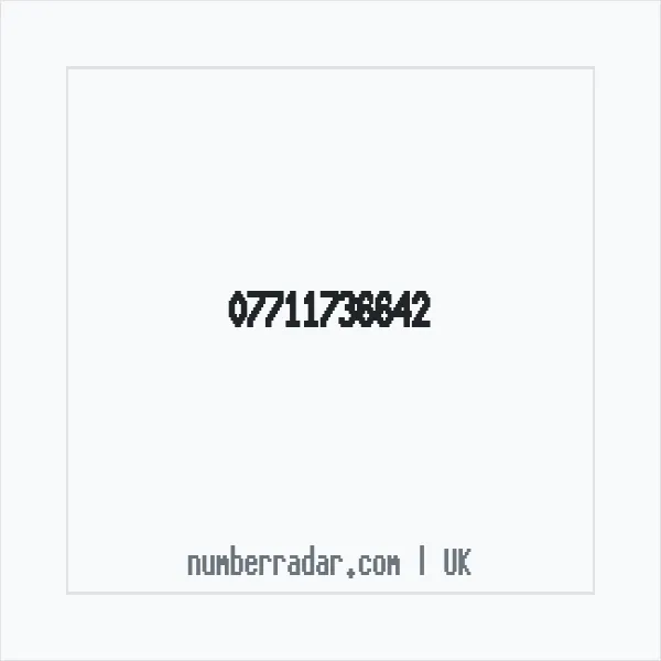Reverse number check for +44 7711 736642 — who called me?