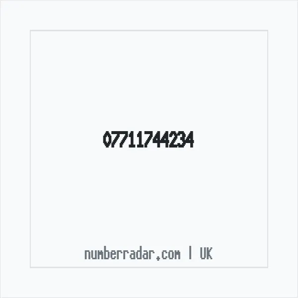 Reverse number check for +44 7711 744234 — who called me?