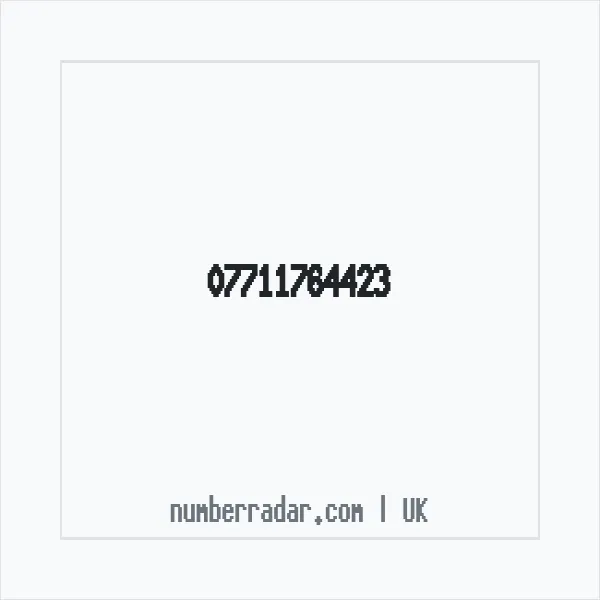 Reverse number check for +44 7711 764423 — who called me?